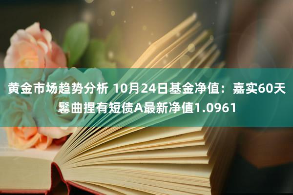 黄金市场趋势分析 10月24日基金净值：嘉实60天鬈曲捏有短债A最新净值1.0961