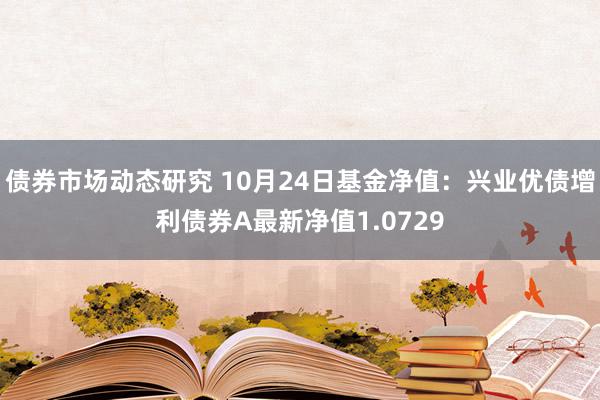 债券市场动态研究 10月24日基金净值：兴业优债增利债券A最新净值1.0729