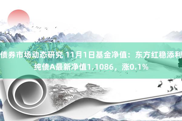 债券市场动态研究 11月1日基金净值：东方红稳添利纯债A最新净值1.1086，涨0.1%