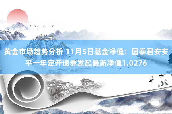 黄金市场趋势分析 11月5日基金净值：国泰君安安平一年定开债券发起最新净值1.0276