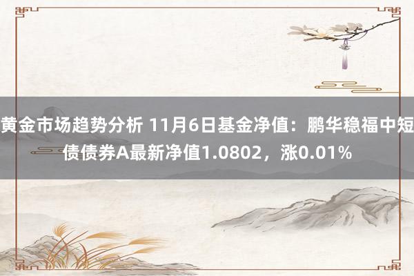 黄金市场趋势分析 11月6日基金净值：鹏华稳福中短债债券A最新净值1.0802，涨0.01%