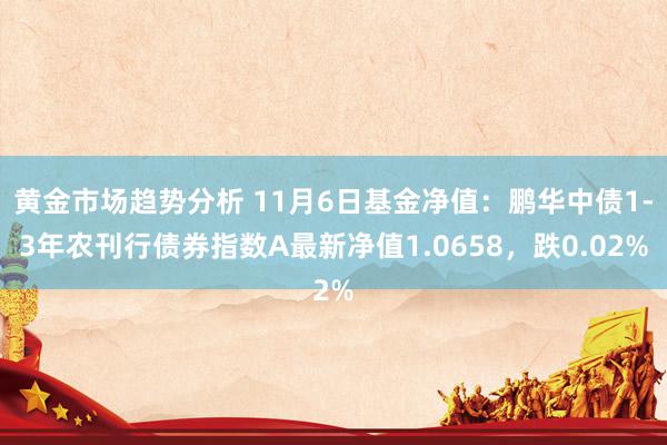 黄金市场趋势分析 11月6日基金净值：鹏华中债1-3年农刊行债券指数A最新净值1.0658，跌0.02%