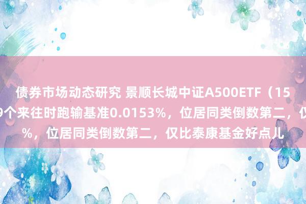 债券市场动态研究 景顺长城中证A500ETF（159353）上市以来19个来往时跑输基准0.0153%，位居同类倒数第二，仅比泰康基金好点儿