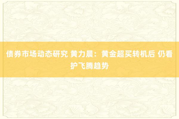 债券市场动态研究 黄力晨：黄金超买转机后 仍看护飞腾趋势