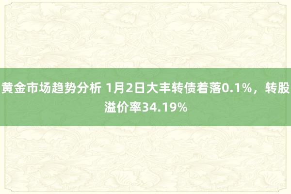 黄金市场趋势分析 1月2日大丰转债着落0.1%，转股溢价率34.19%