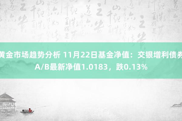 黄金市场趋势分析 11月22日基金净值：交银增利债券A/B最新净值1.0183，跌0.13%